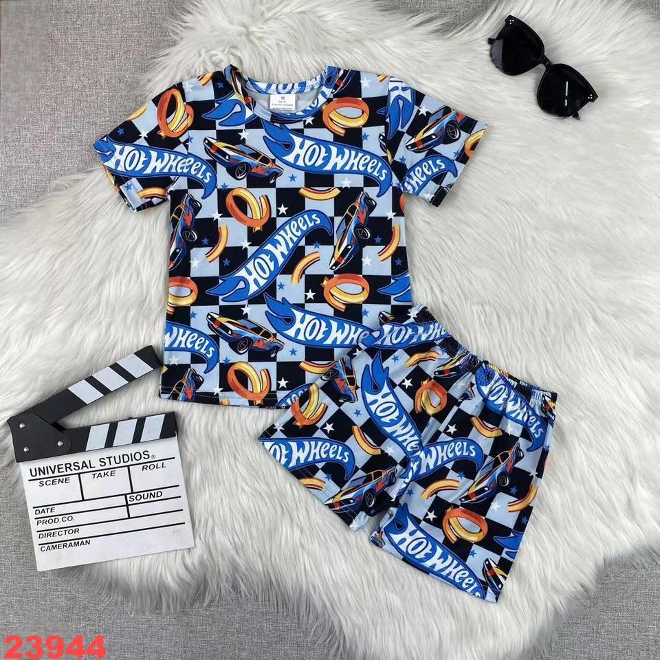 Heat Wheels Shorts Set