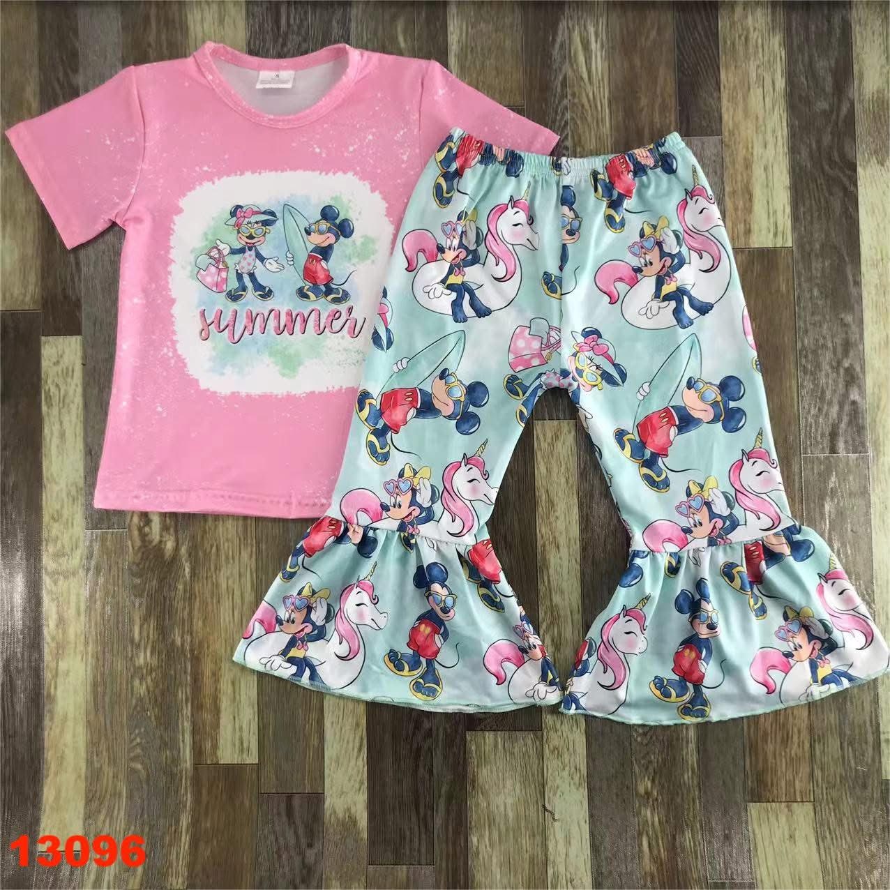 Mouse Friends Summer Pants Set