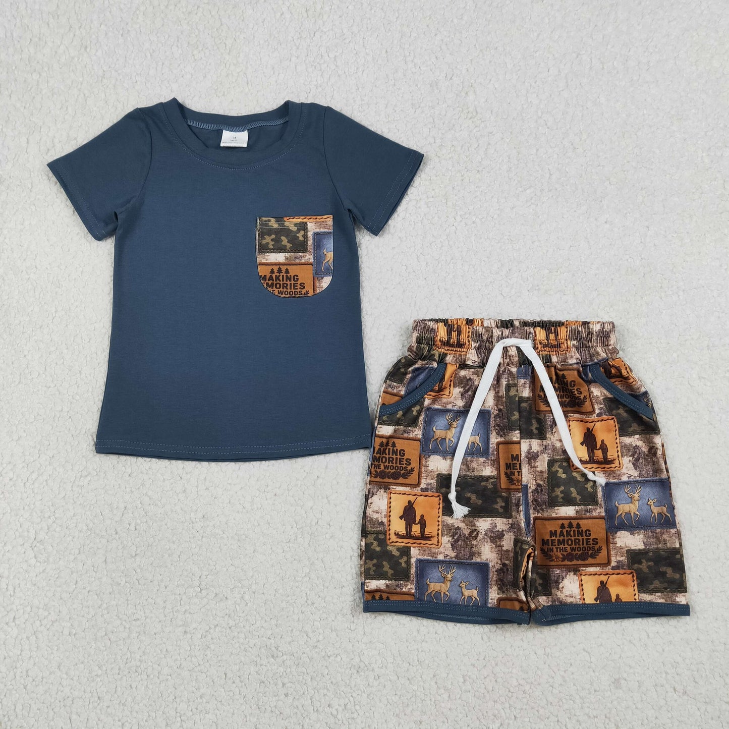 Southern Hunter Pocket Tee Shorts Set