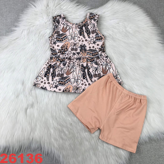 Coquette Books Shorts Set