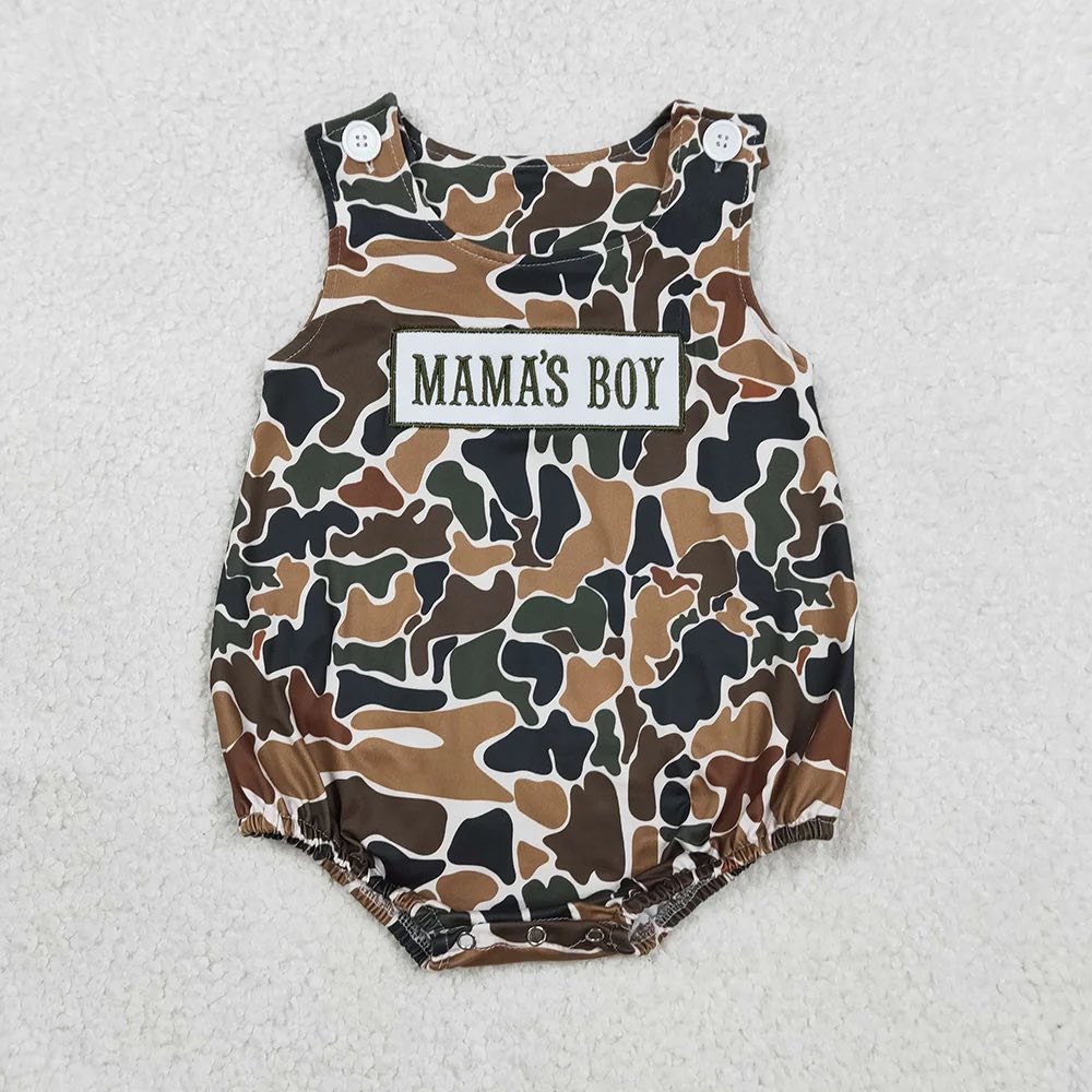 Dark Camo Mama's Boy Bubble