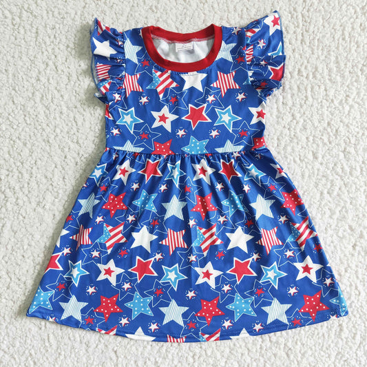 RWB Flutter Sleeve Dress