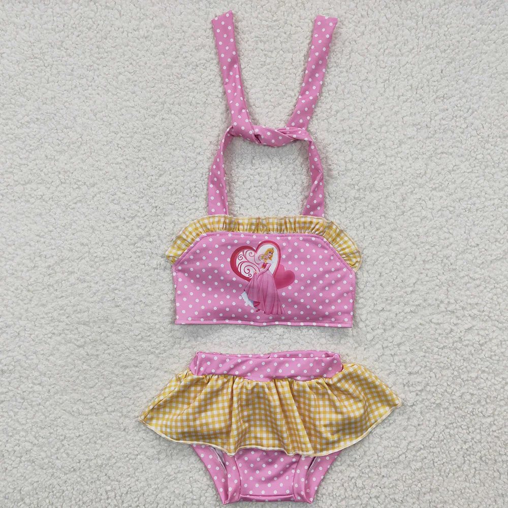 Pink Princess 2 Piece Swimsuit