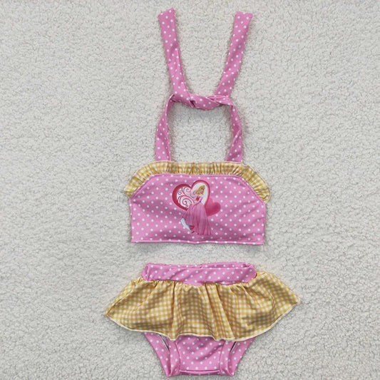 Pink Princess 2 Piece Swimsuit