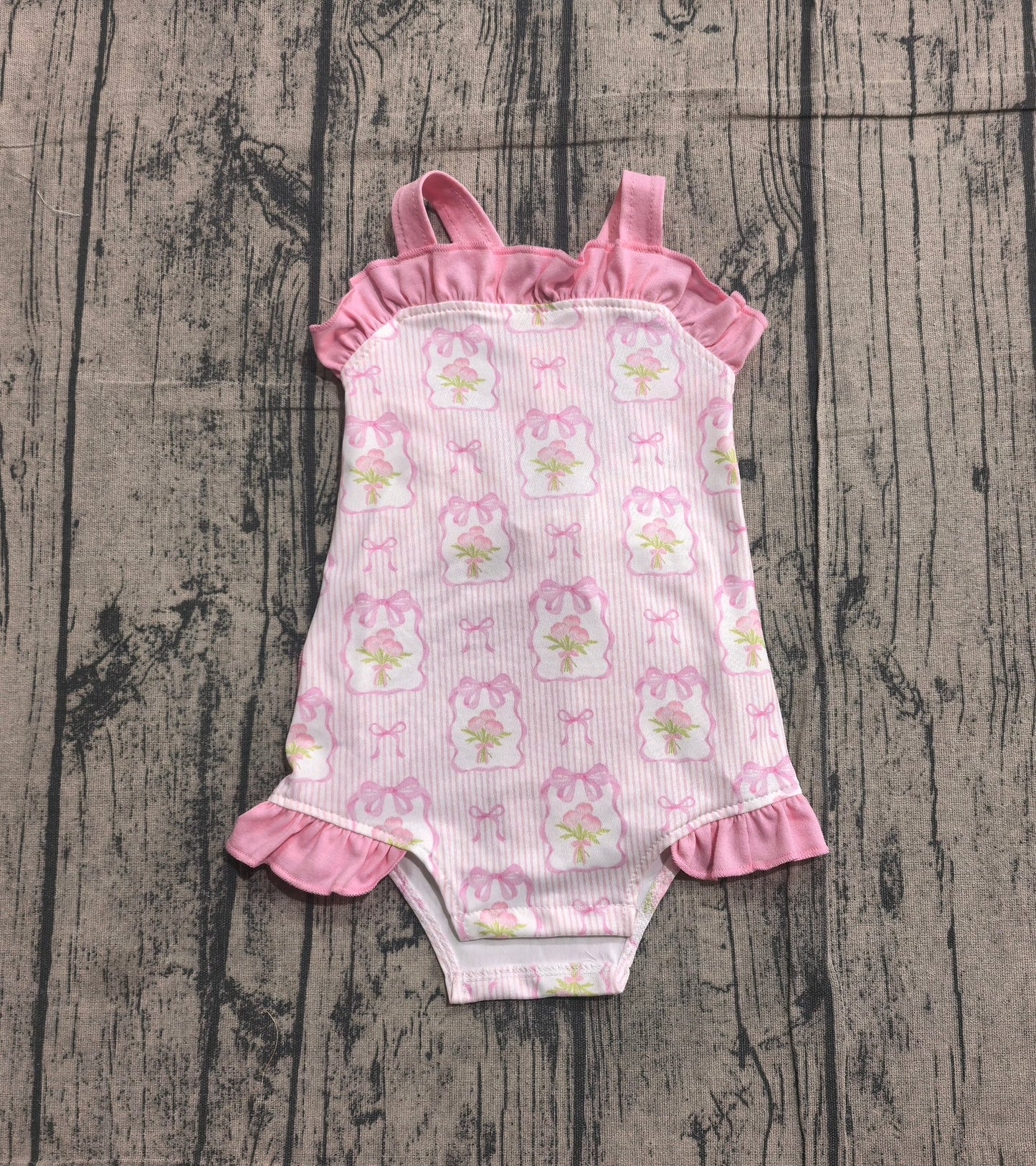 Floral Coquette Romper