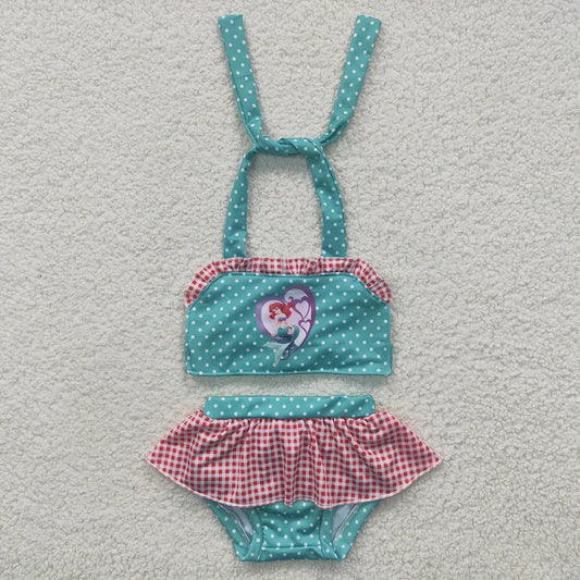 Teal Princess 2 Piece Swimsuit