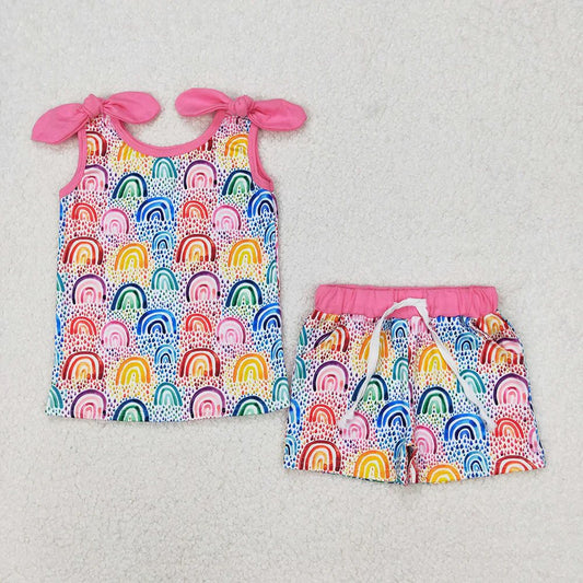 Rainbow Tank Shorts Set