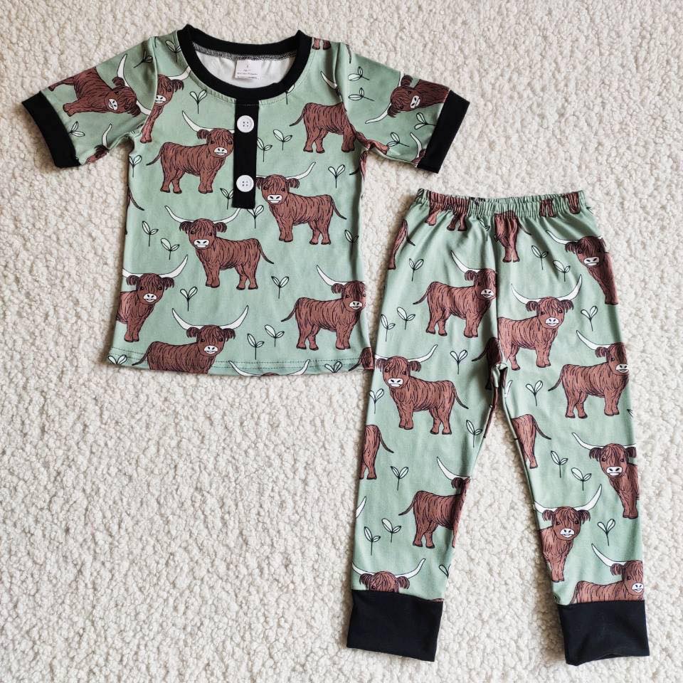 Highland Cow Pajama Set