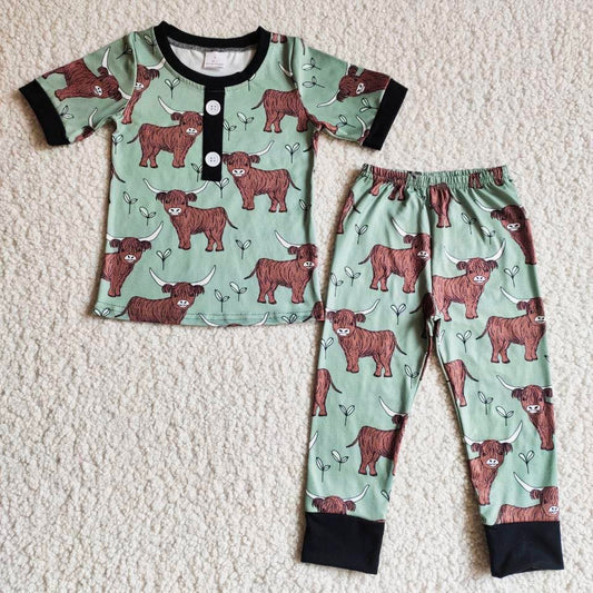 Highland Cow Pajama Set