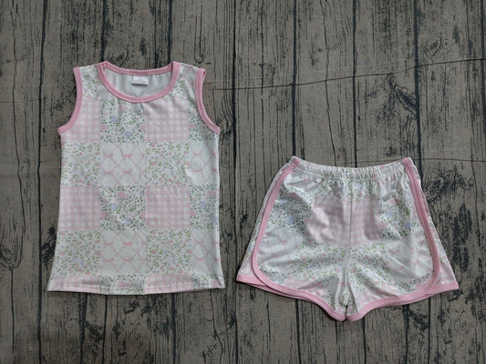 Grandmillenial Patchwork Shorts Set