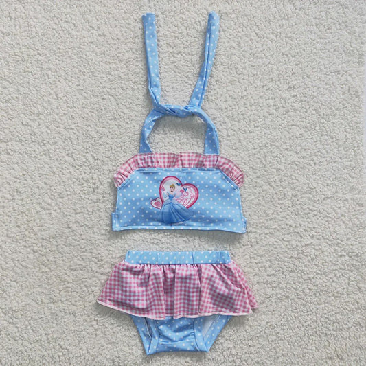 Blue Princess 2 Piece Swimsuit