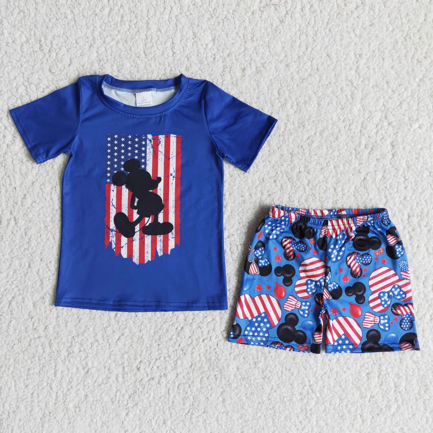 RWB Mouse Shorts Set