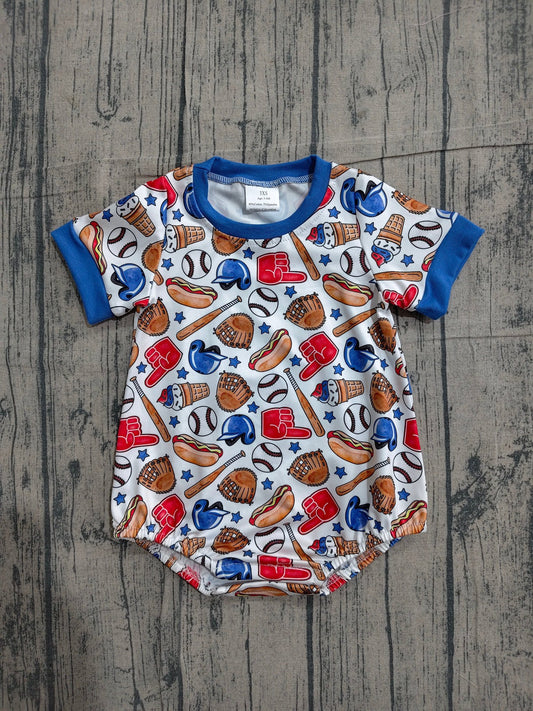 Baseball Bubble Romper