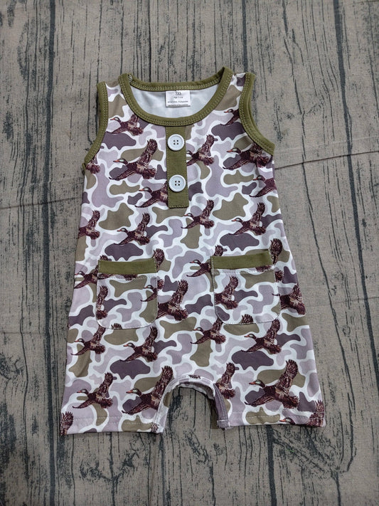 Camo Duck Romper