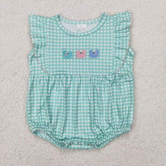 Gingham Crab Ruffle Bubble
