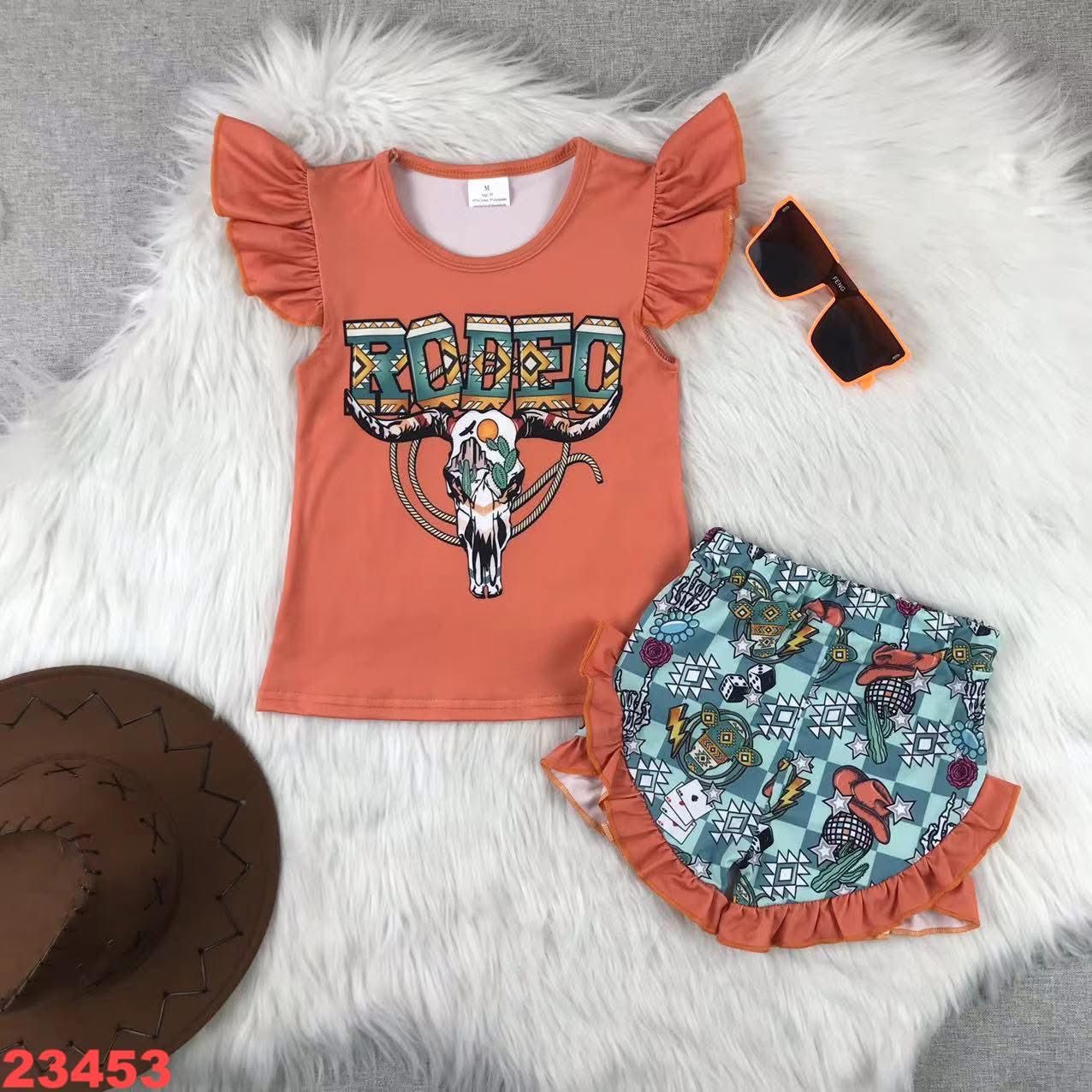 Rodeo Ruffle Shorts Set