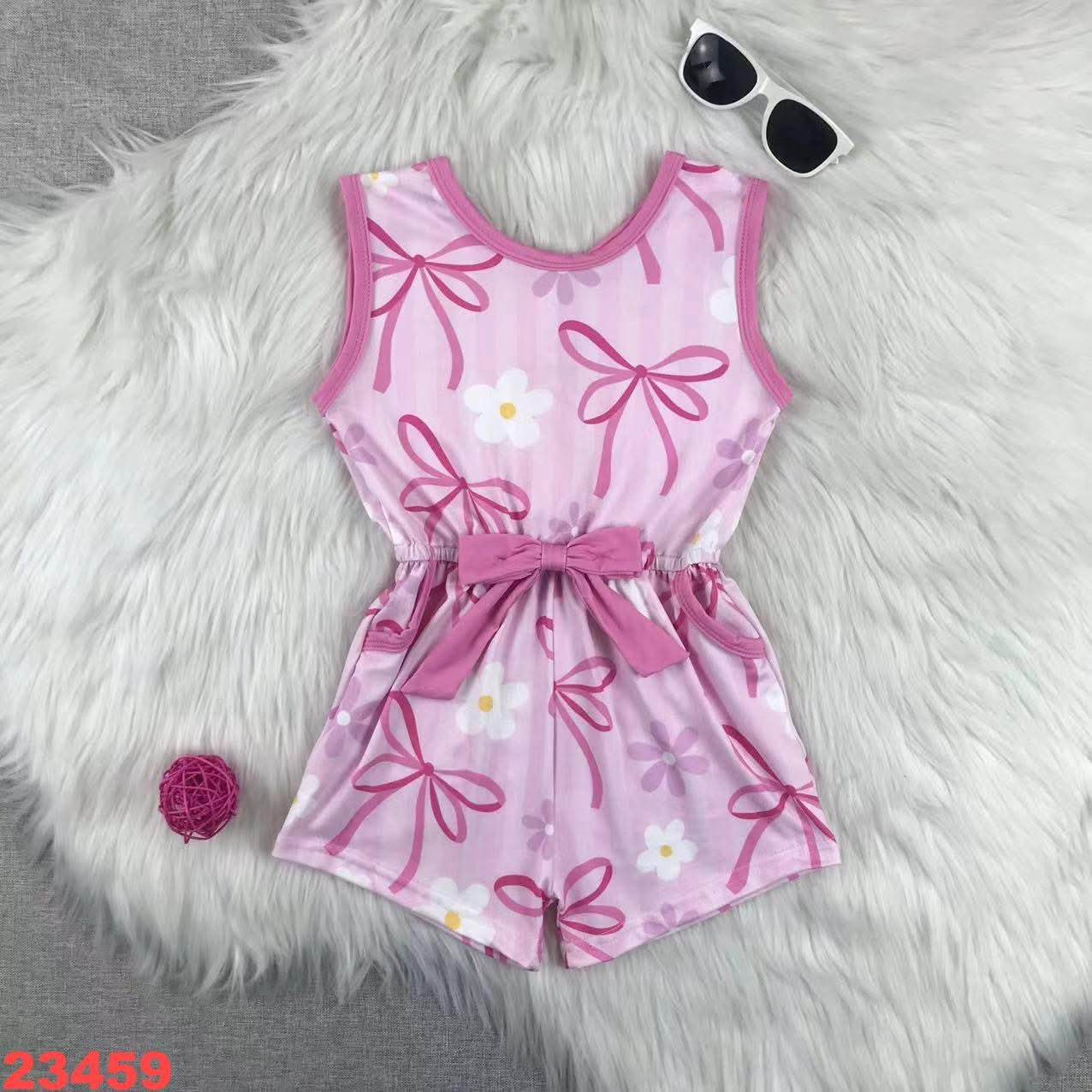 Pink Daisy Romper
