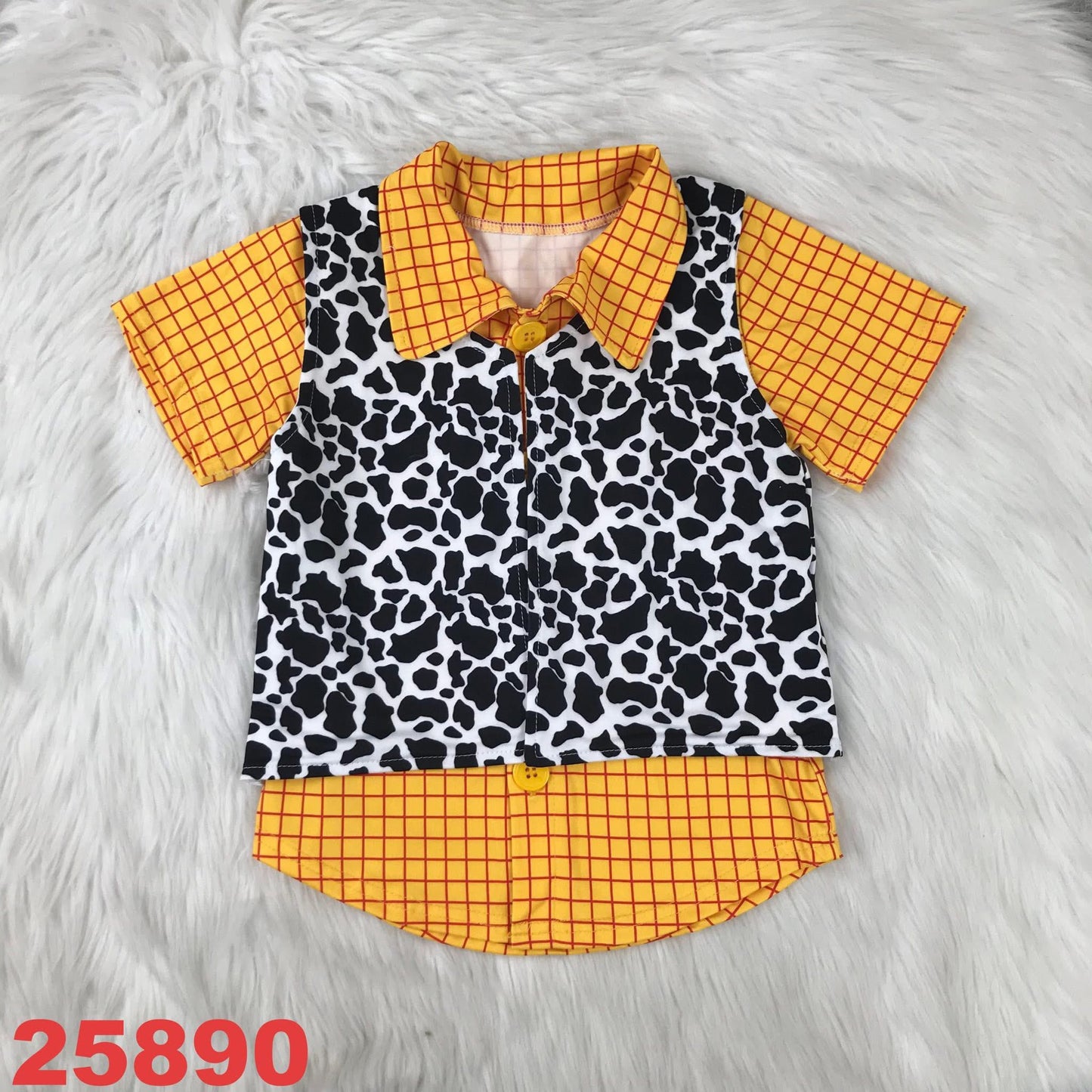 Western Cow Print Shirt