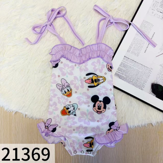 Purple Mouse Friends Swim Suit