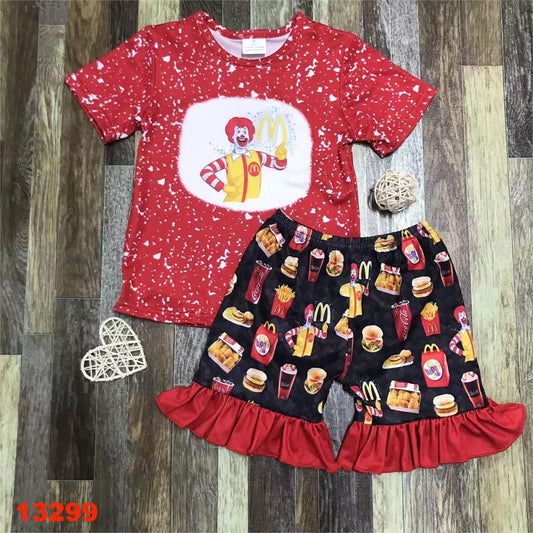 I'm Lovin It Ruffle Shorts Set
