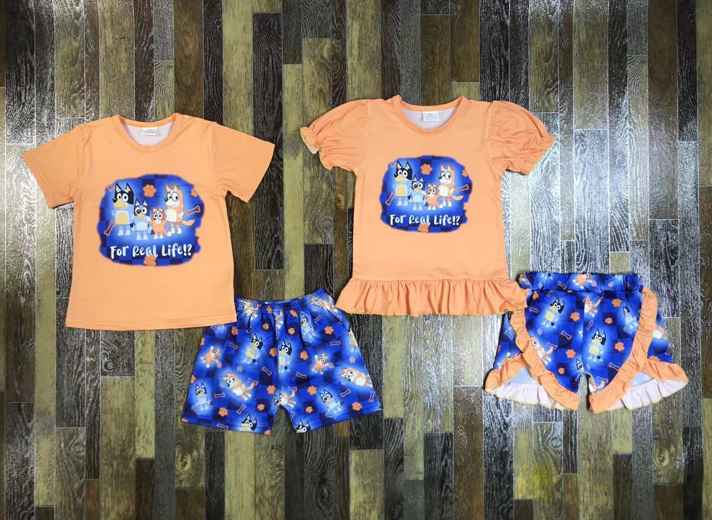 For Real Life Shorts Set