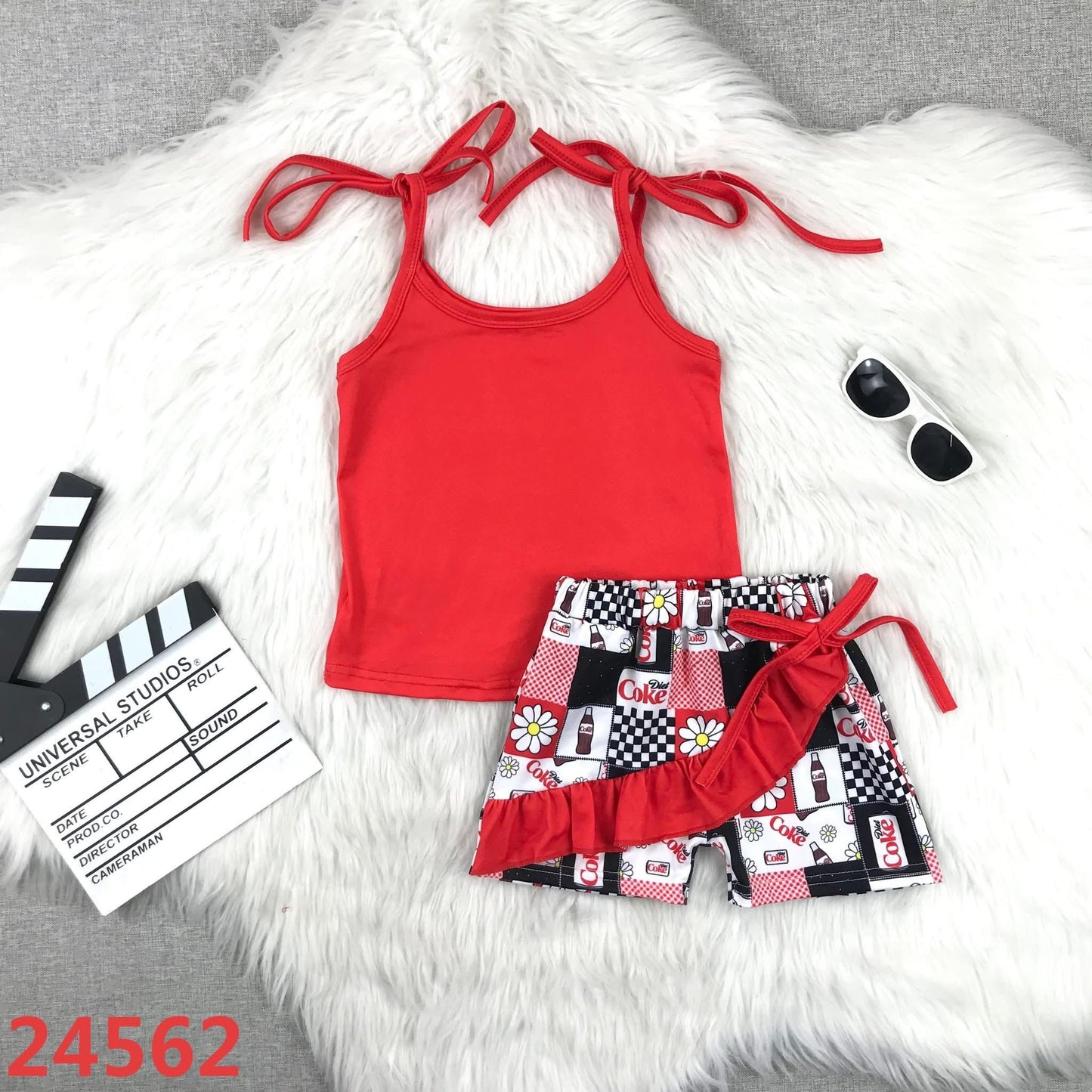 Diet Soda Tank Shorts Set