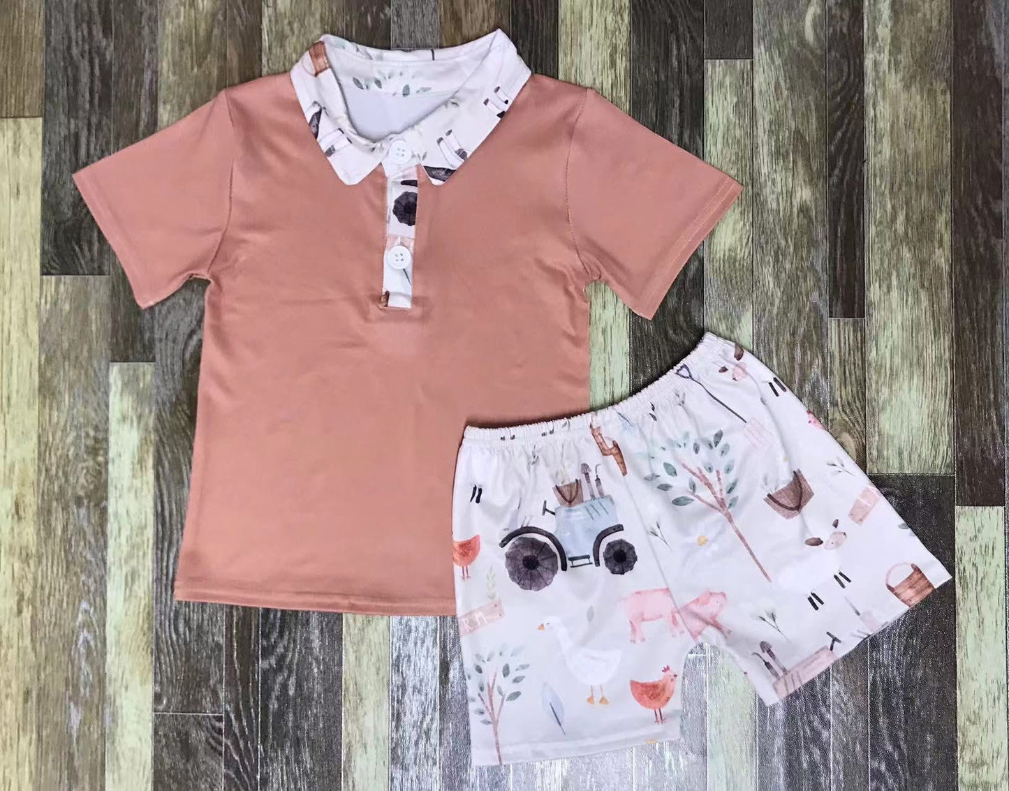 On The Farm Shorts Set