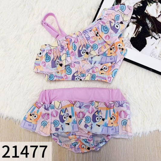 Blue Dog Beach Day Swim Suit