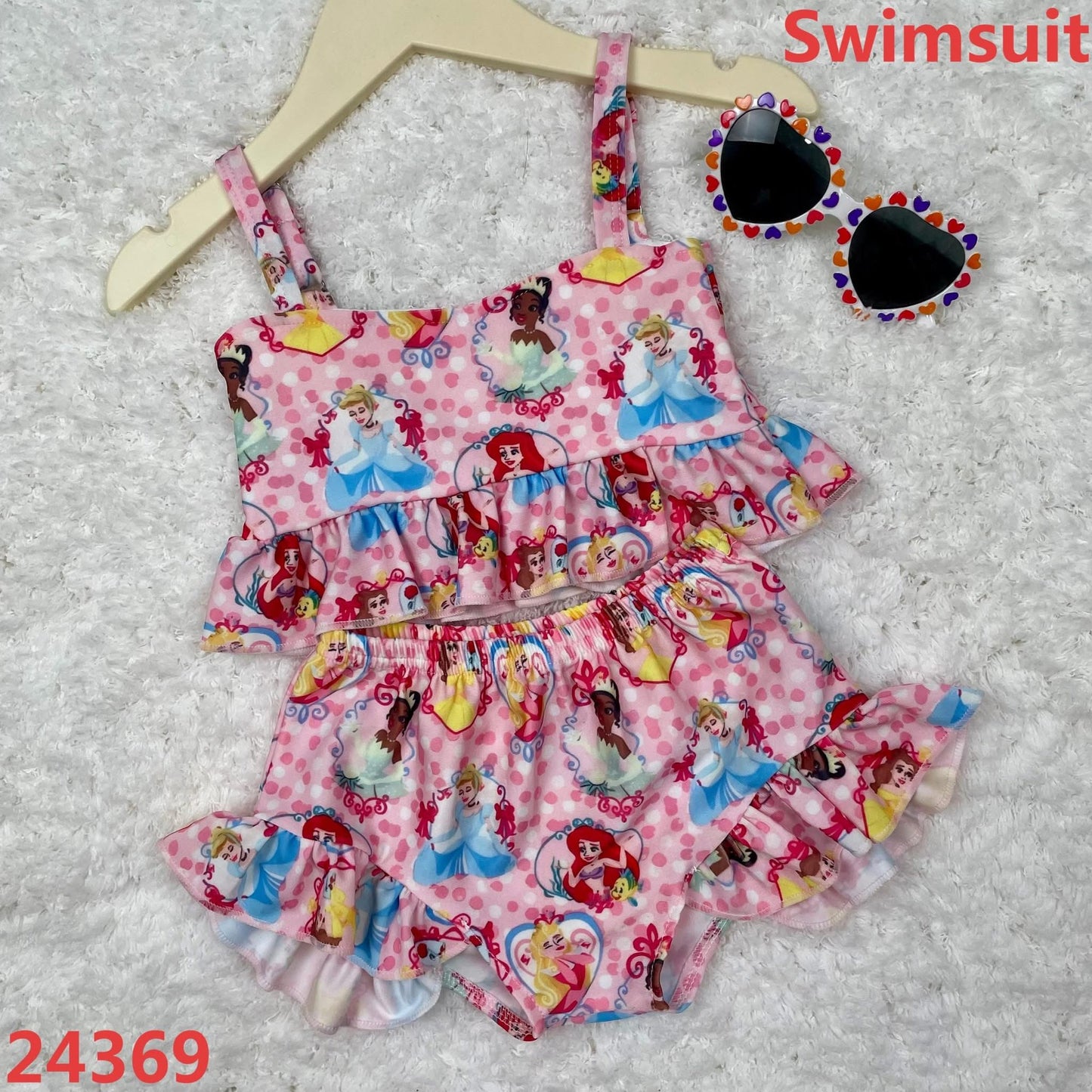 Pretty Princess Ruffle Swim Suit