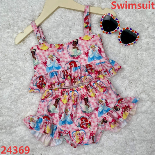 Pretty Princess Ruffle Swim Suit