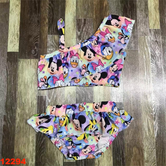 Mouse Friends Tie Dye Swim Suit