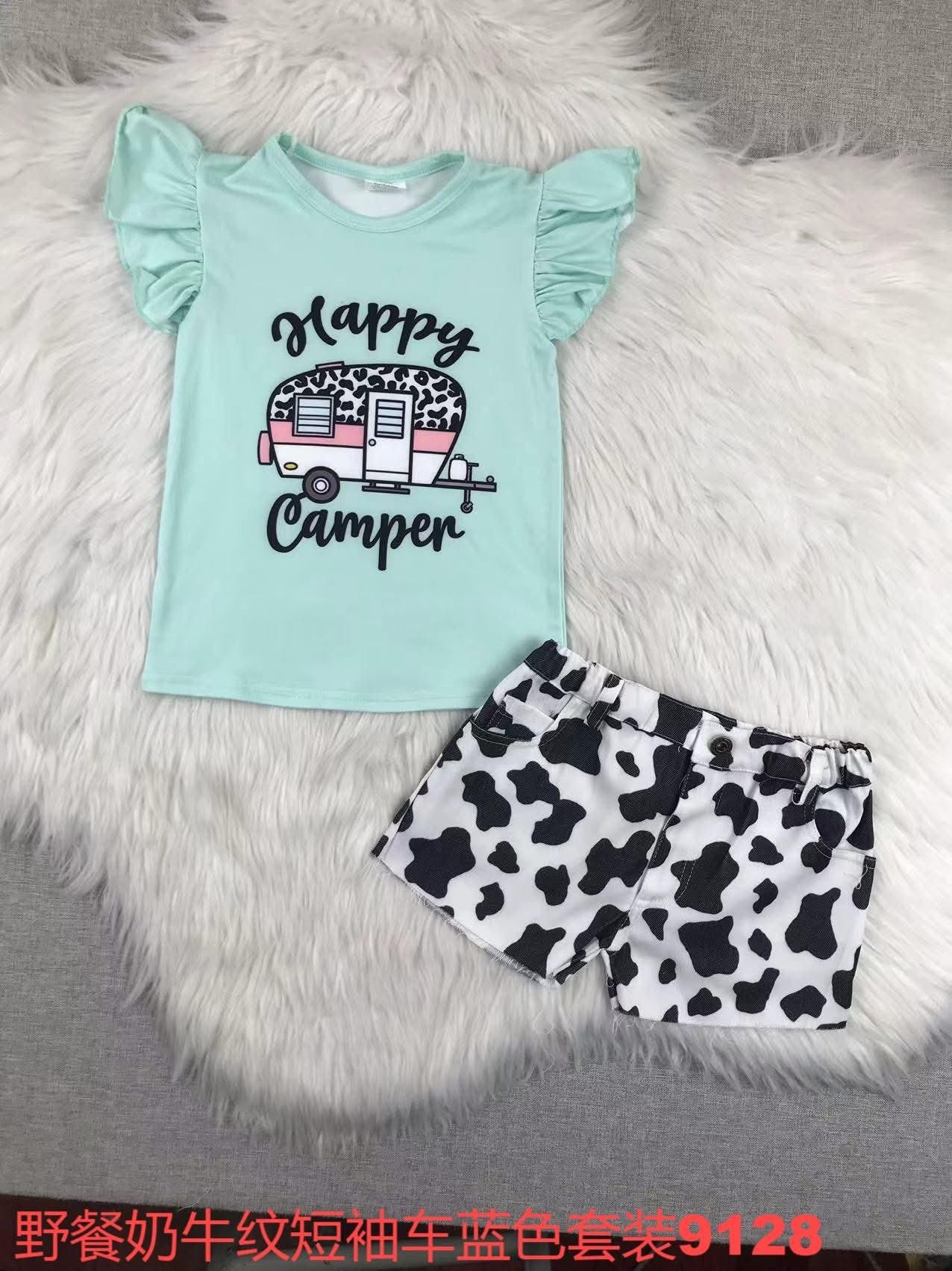 Happy Camper Shorts Set
