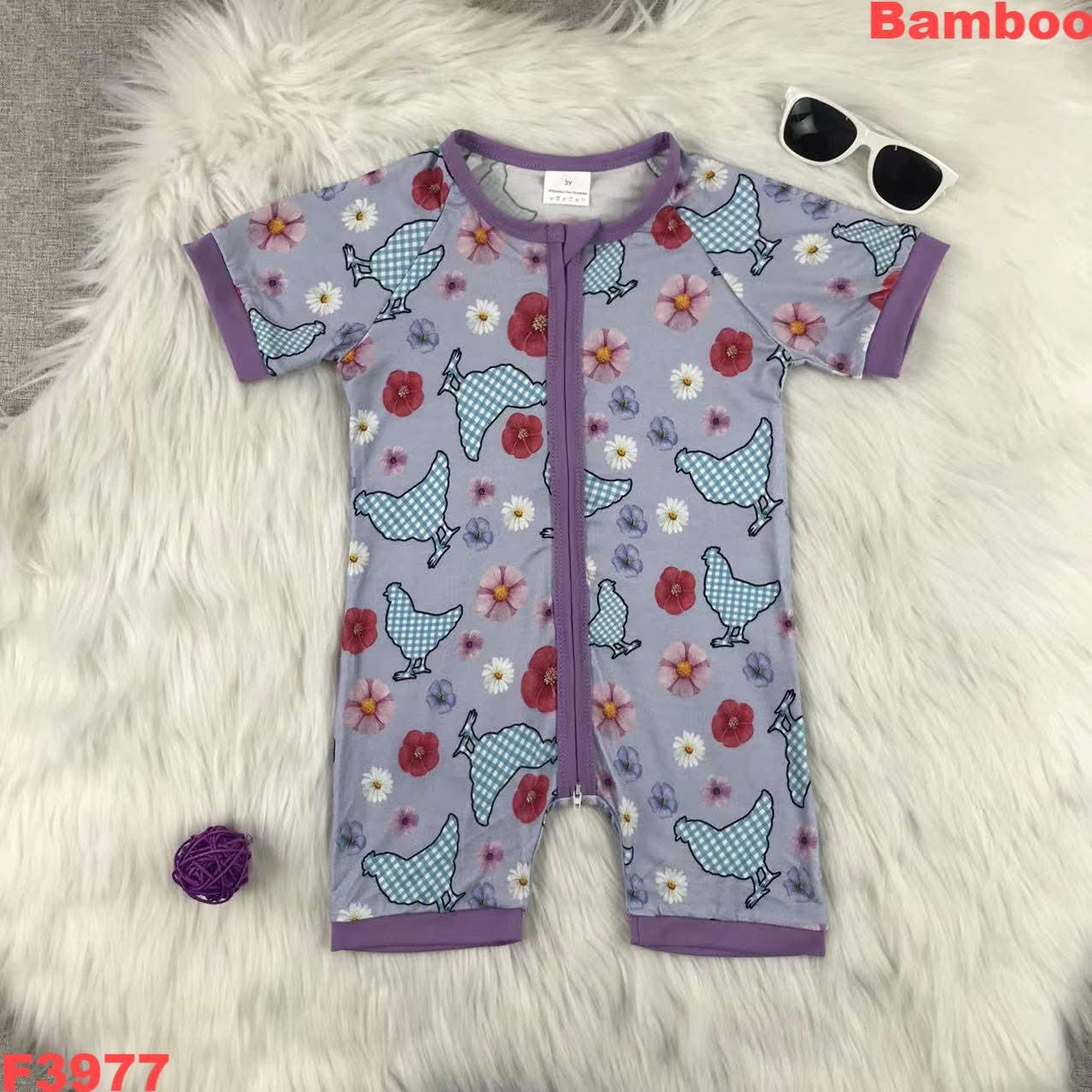 Bamboo Chicken Romper