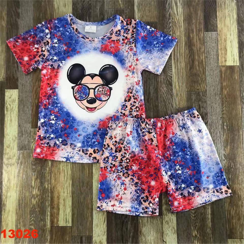 RWB Mouse Shorts Set