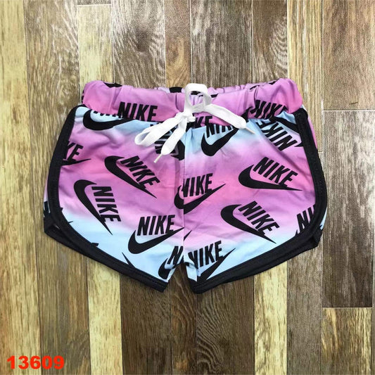 Pastel Tie Dye Check Shorts
