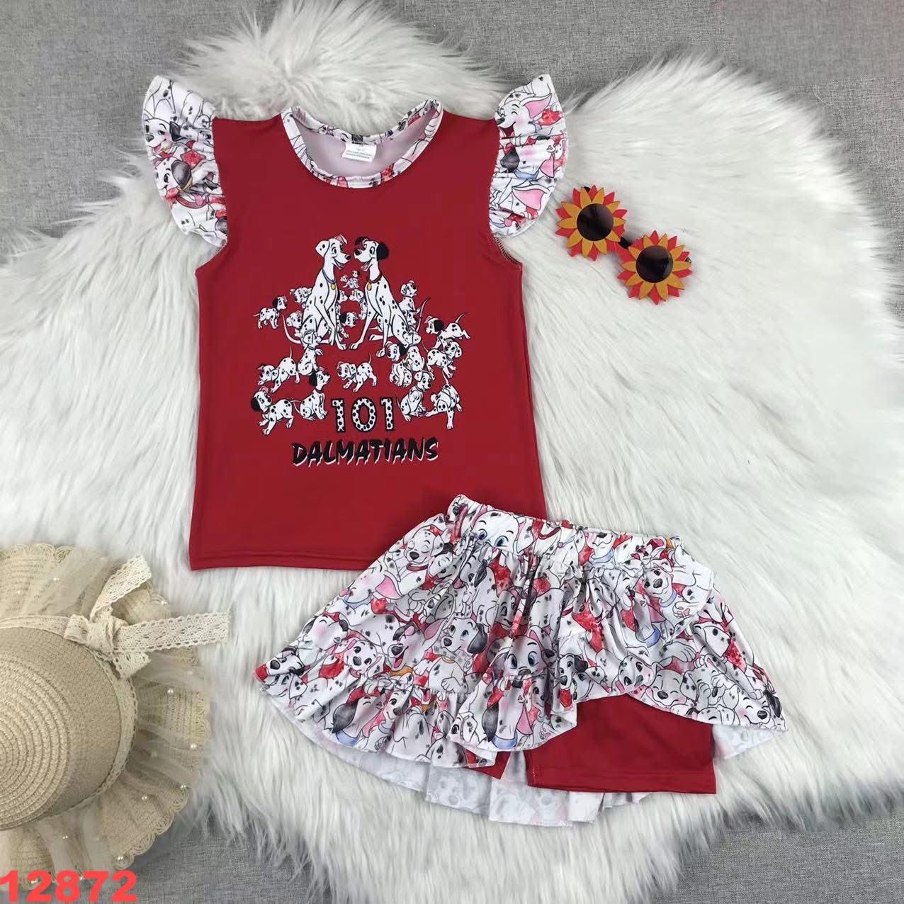 Dog Party Skort Set