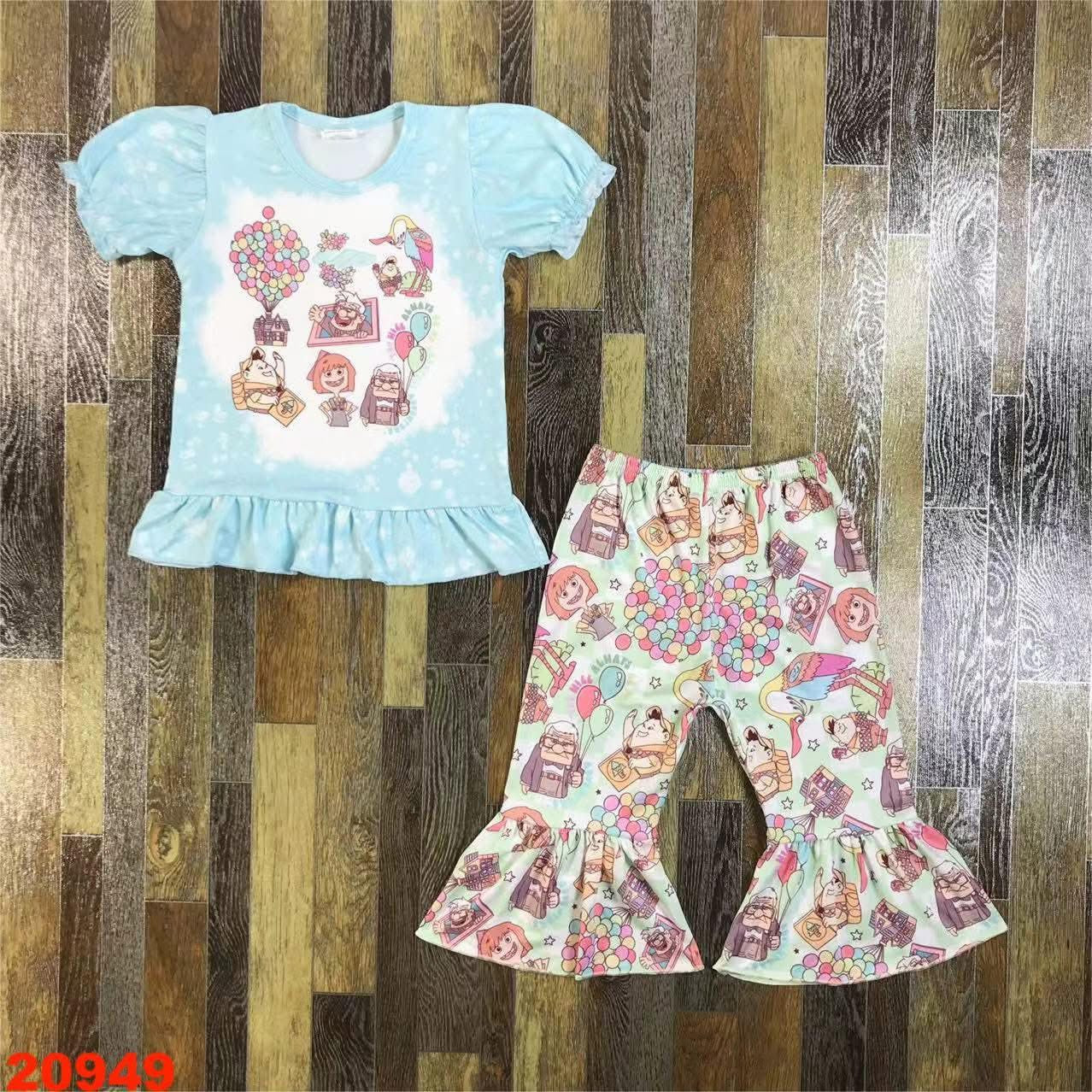 Adventure is Out There Ruffle Pants Set