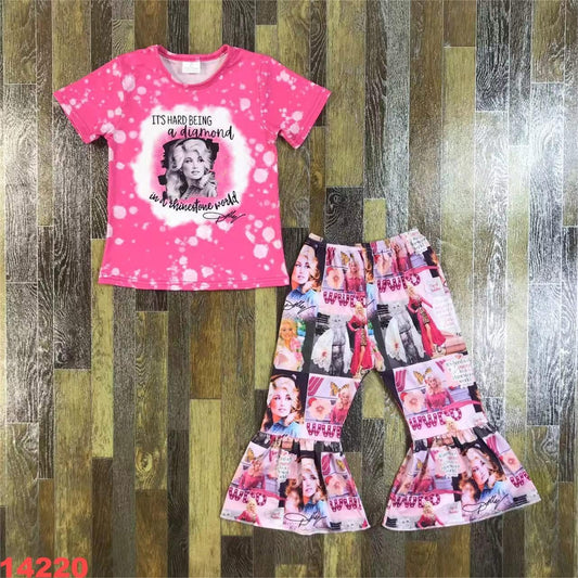 Hard Being A Diamond Pants Set