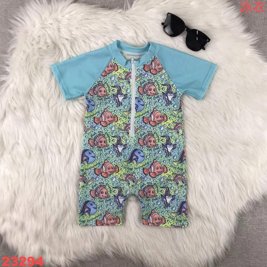 Little Fish Friends One Piece Swimwear