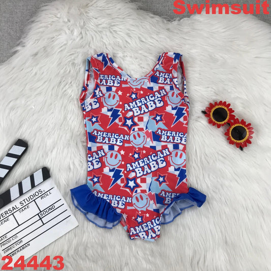 American Babe One Piece Swim Suit