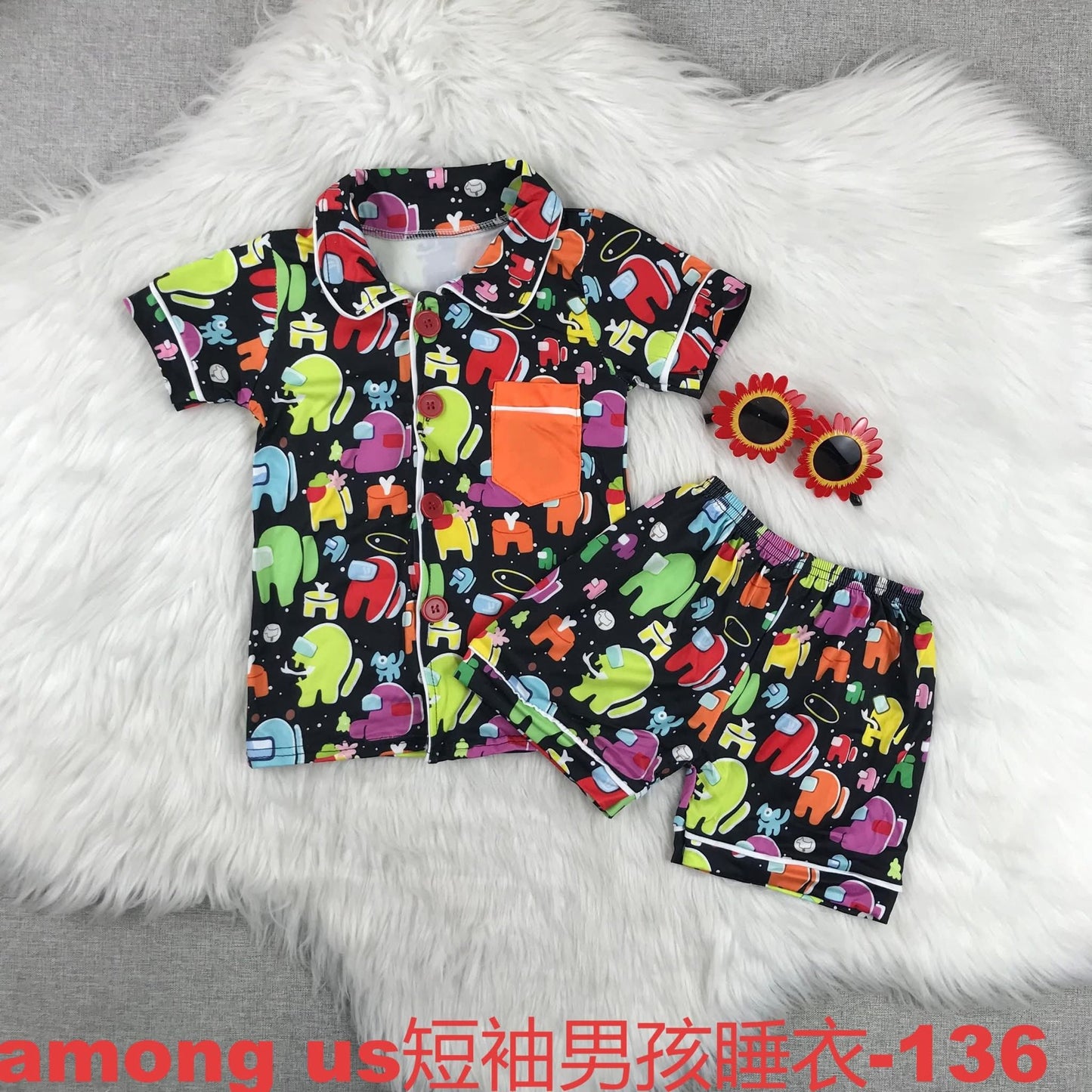 Sus Pajama Shorts Set