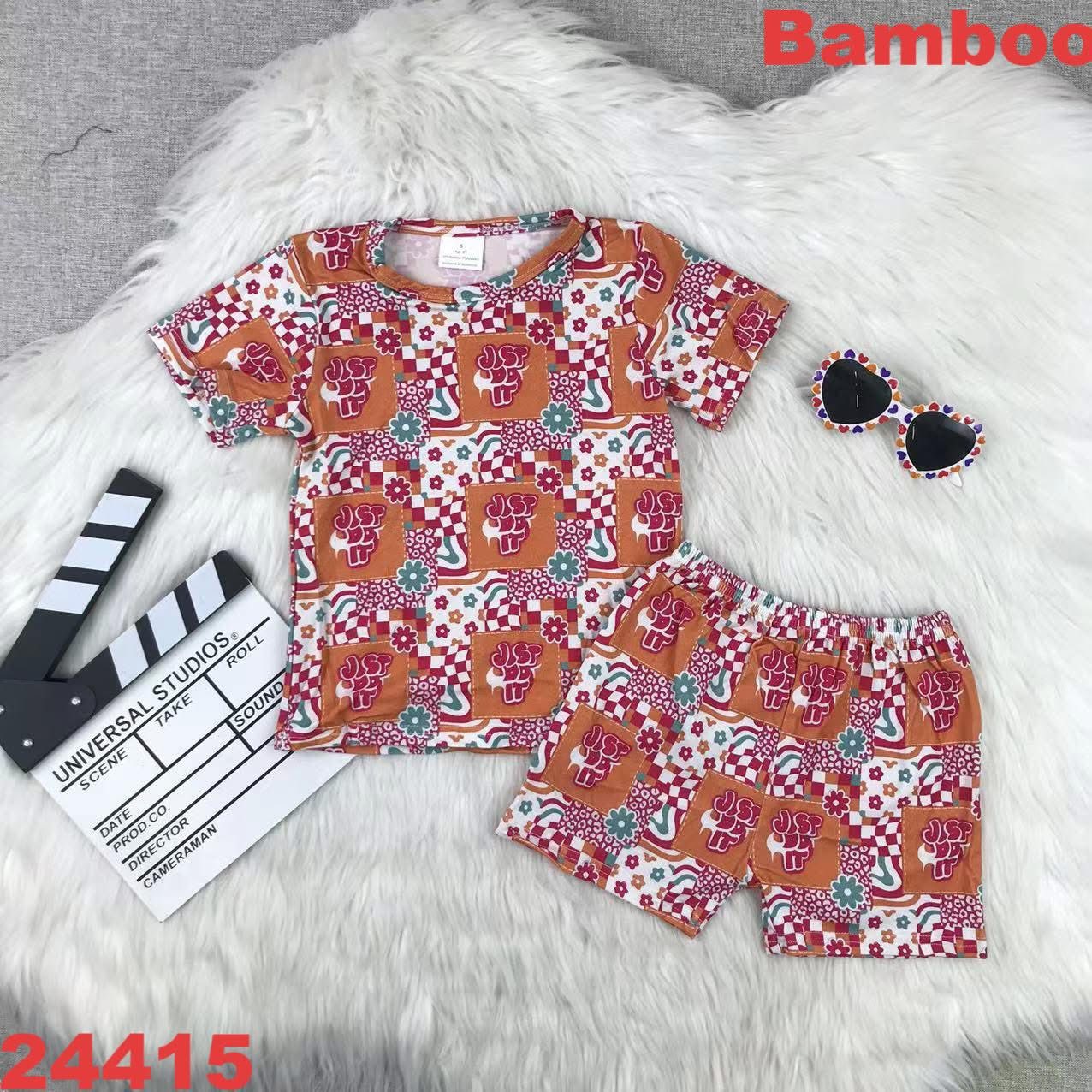Just Do It Bamboo Shorts Set