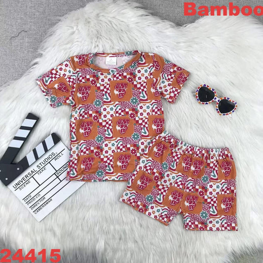 Just Do It Bamboo Shorts Set