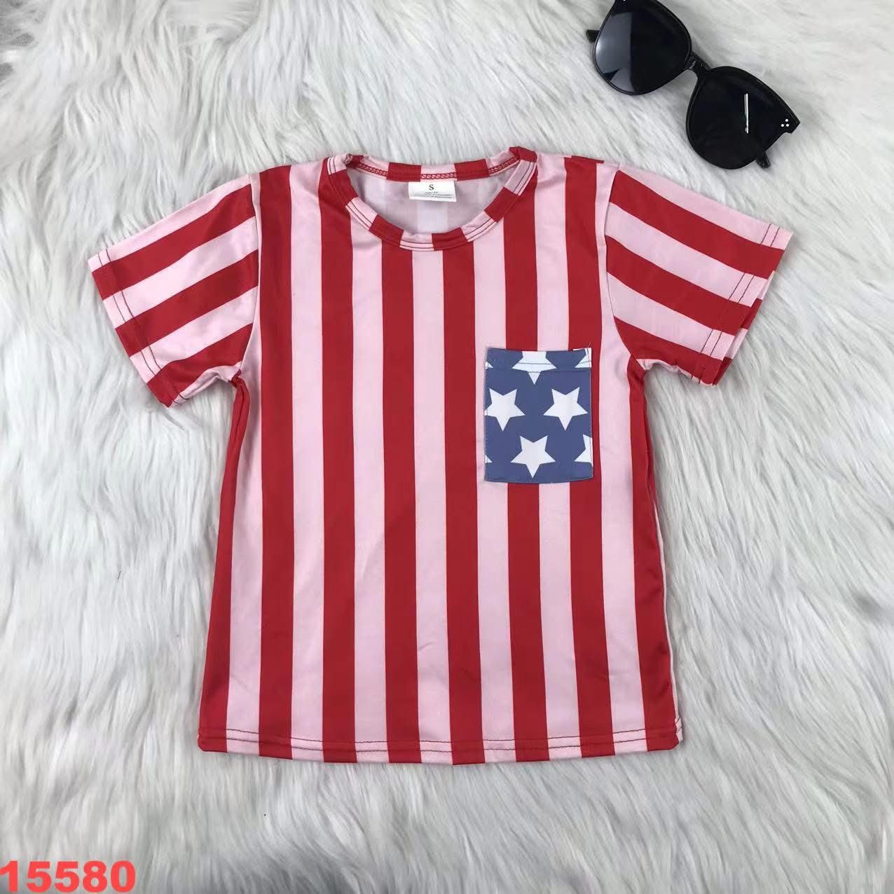 Stars and Stripes Pocket Tee