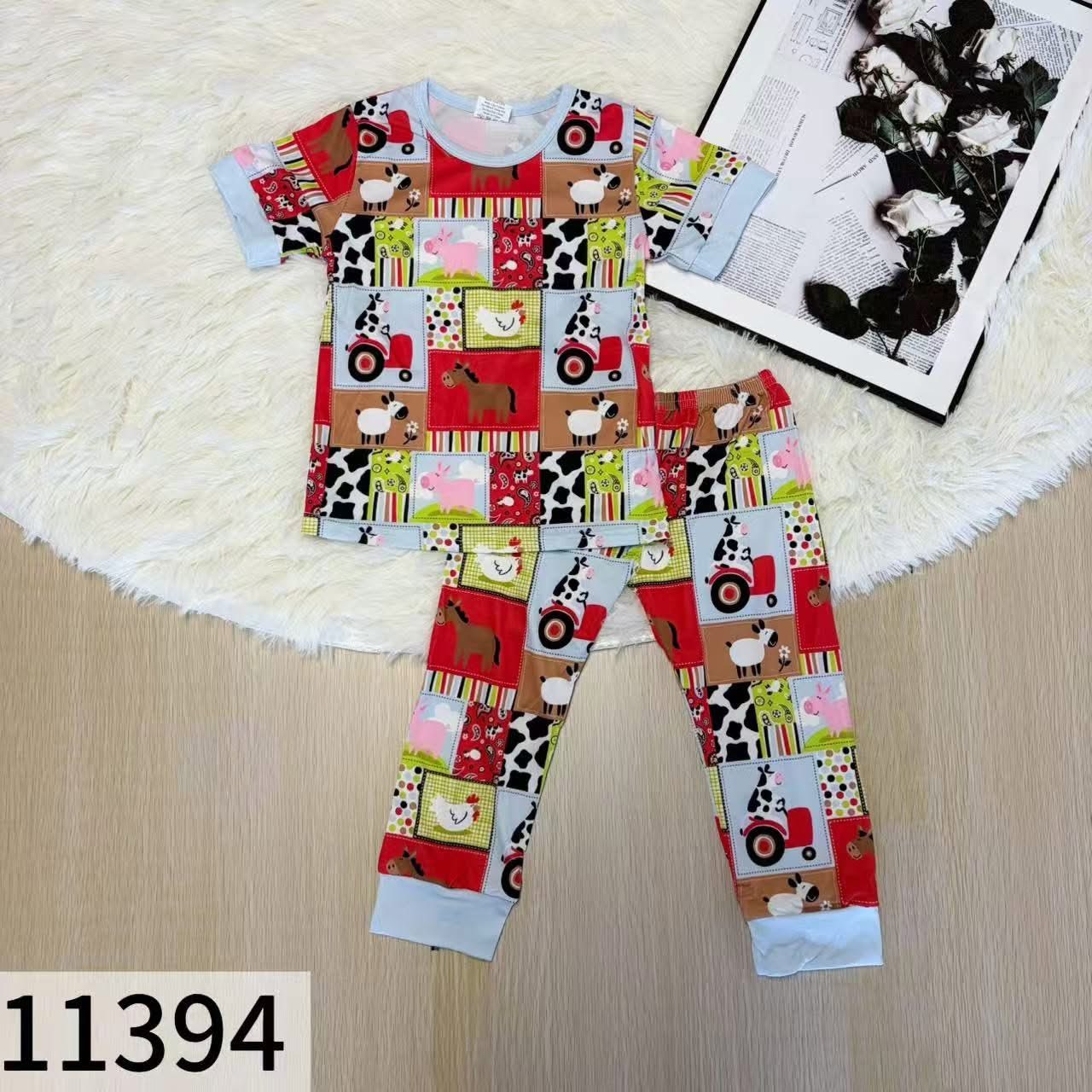 Farm Patchwork Pajama Set