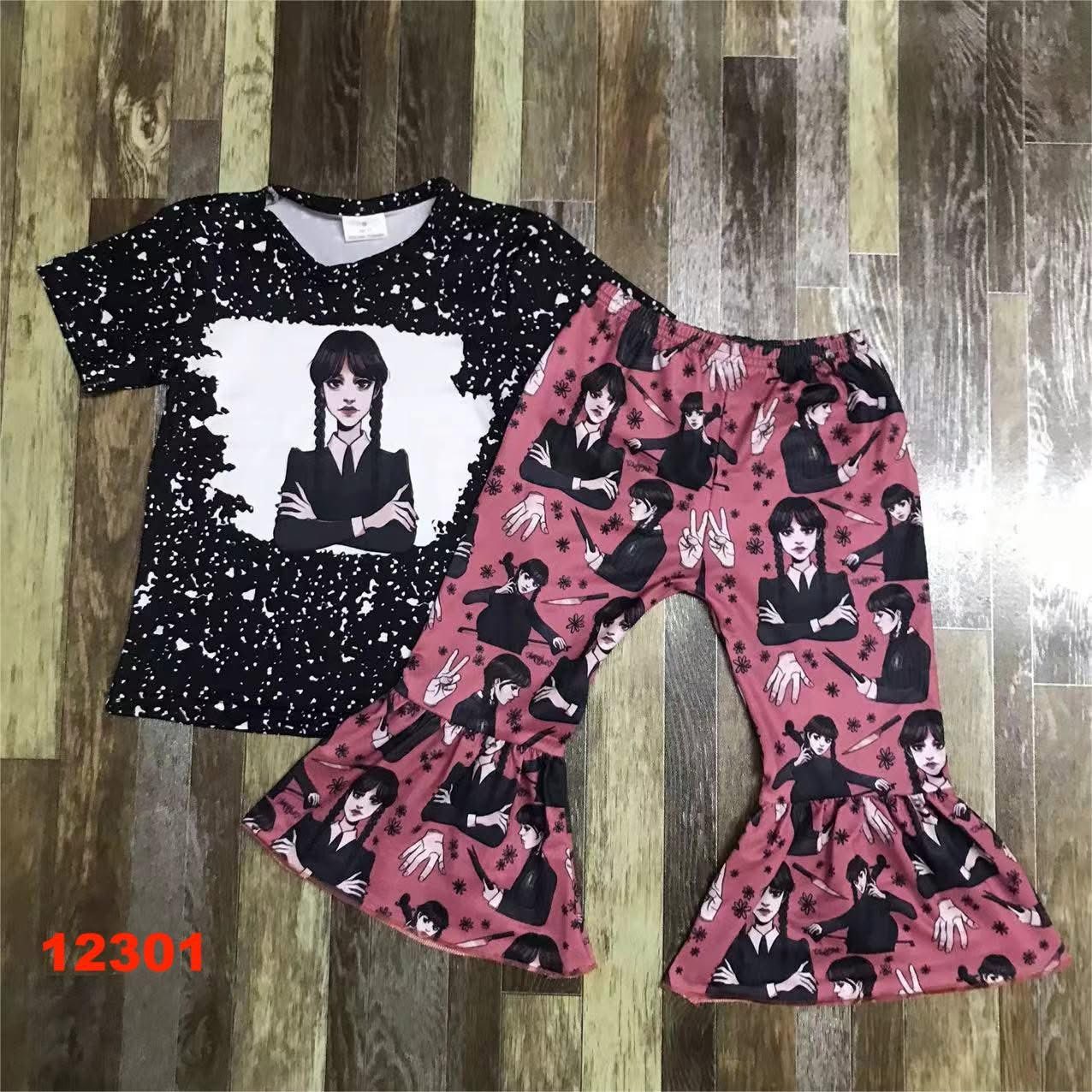 Braided Girl Pants Set