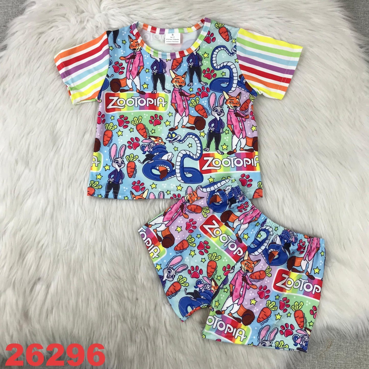 Zoo Friends Shorts Set