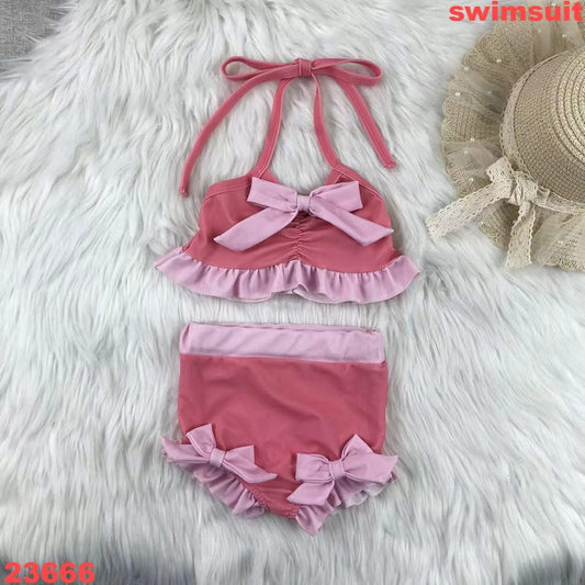 Pink Bow Swim Suit