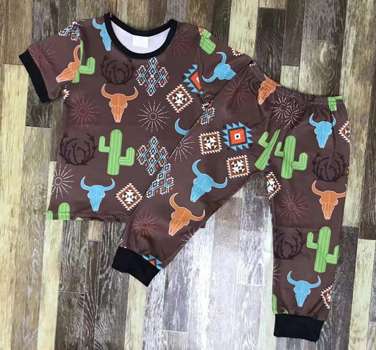 Western Print Pajamas