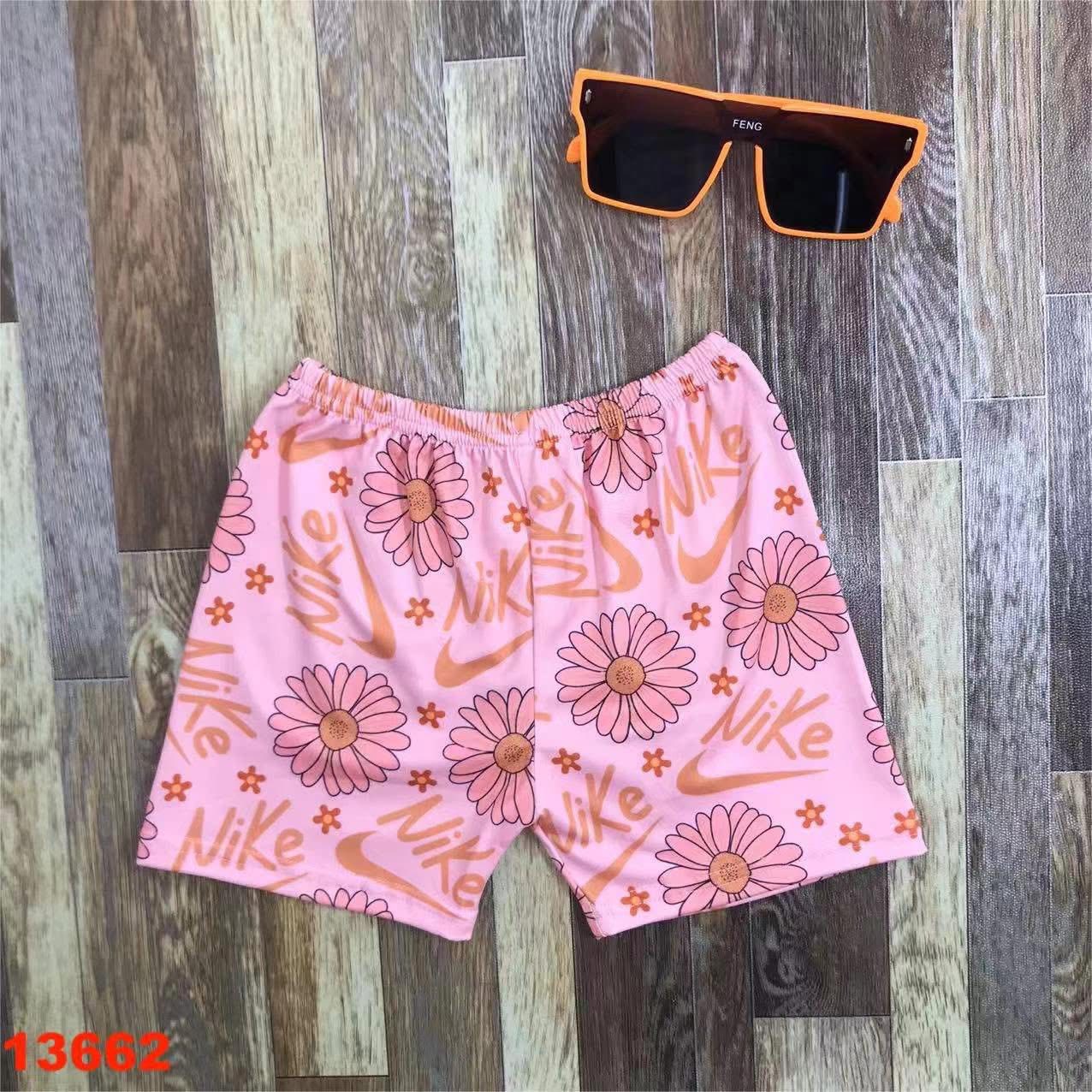 Pink Daisy Check Shorts